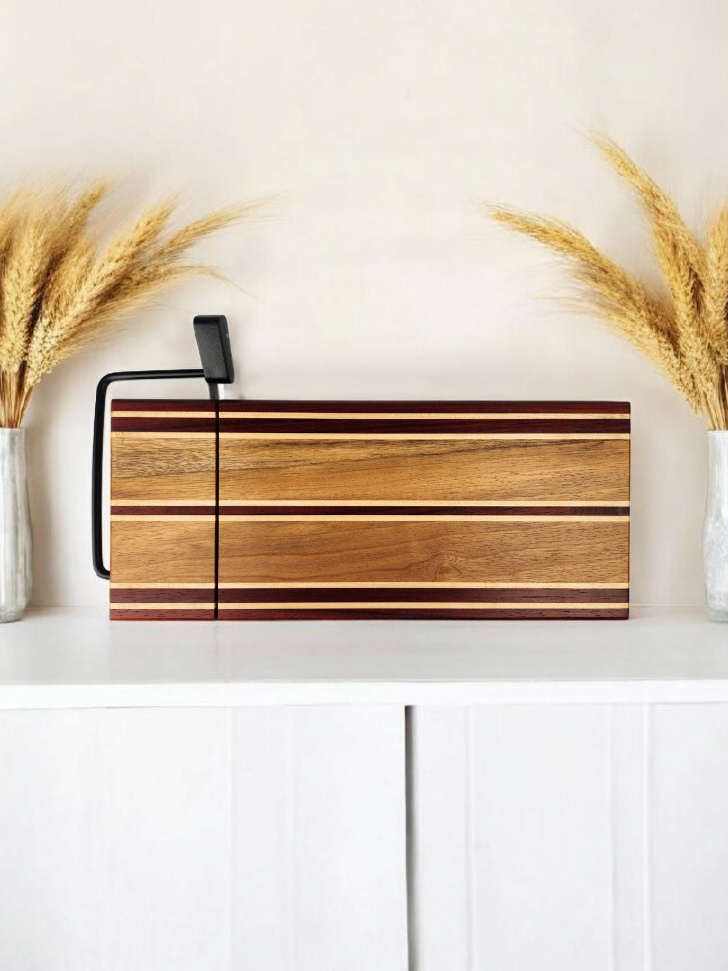 Myrtle Wood, Padauk & Maple Cheese Slicer Board