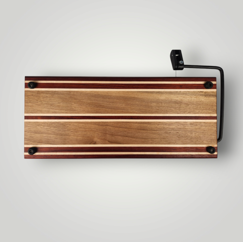 Myrtle Wood, Padauk & Maple Cheese Slicer Board